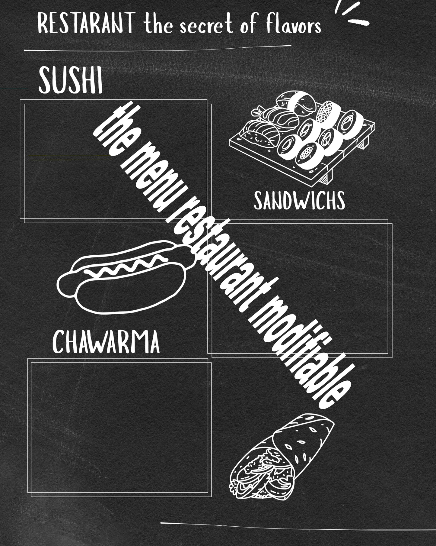 menu restaurant - TheMenuRestaurantModifiable