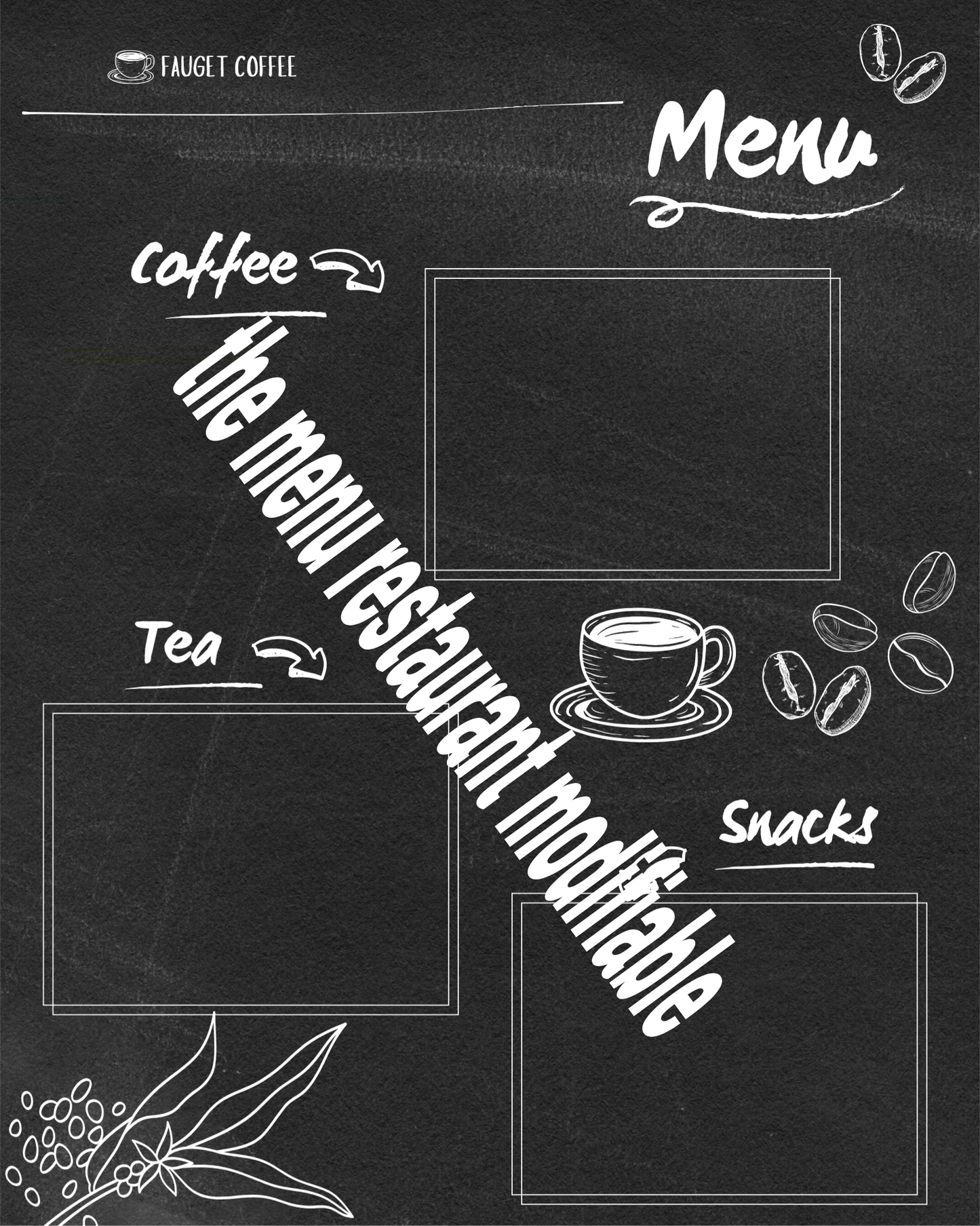 menu restaurant - TheMenuRestaurantModifiable